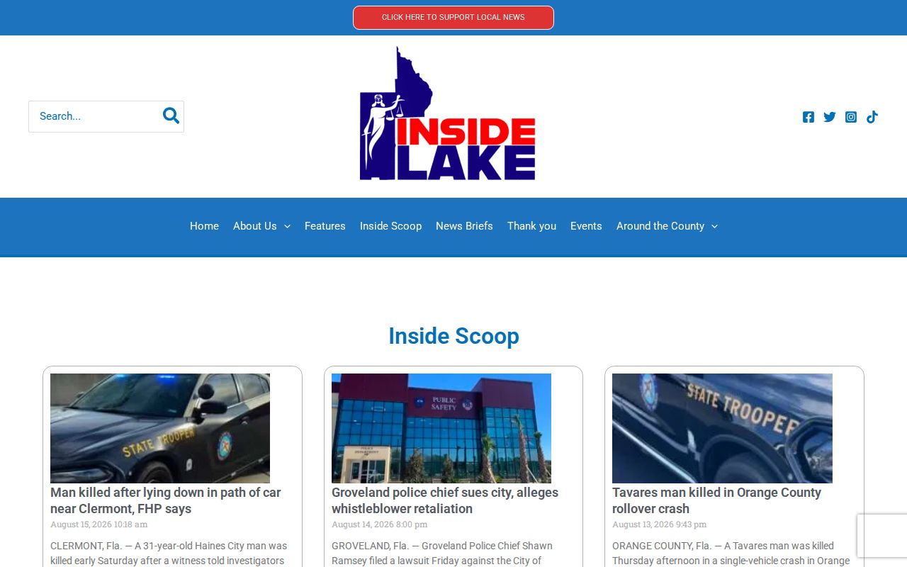 Inside Lake local crime news and Lake County arrest coverage