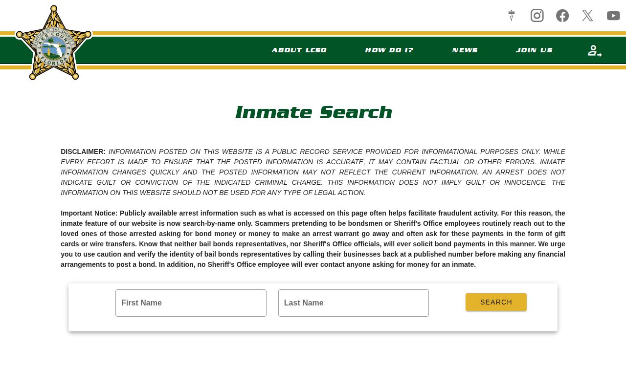 Lake County busted mugshot and jail roster name search