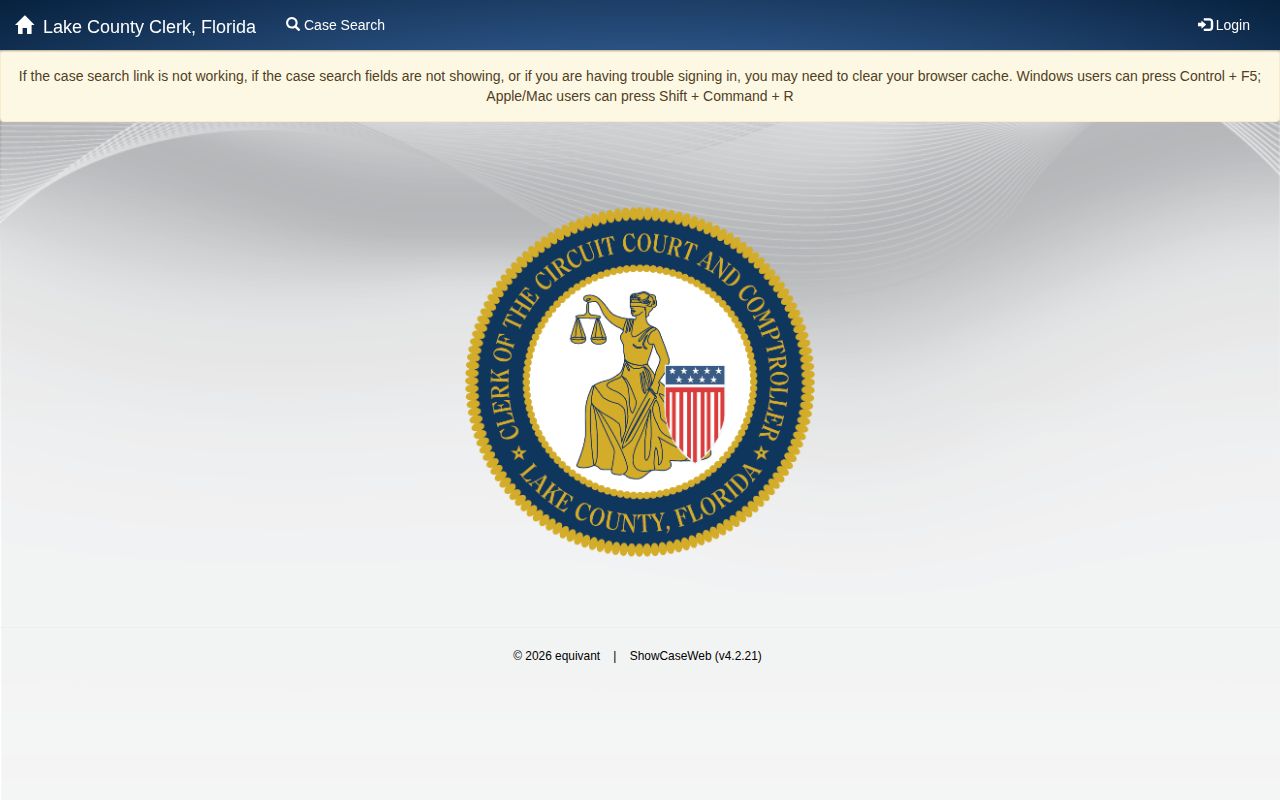 Lake County booking case and court disposition record search