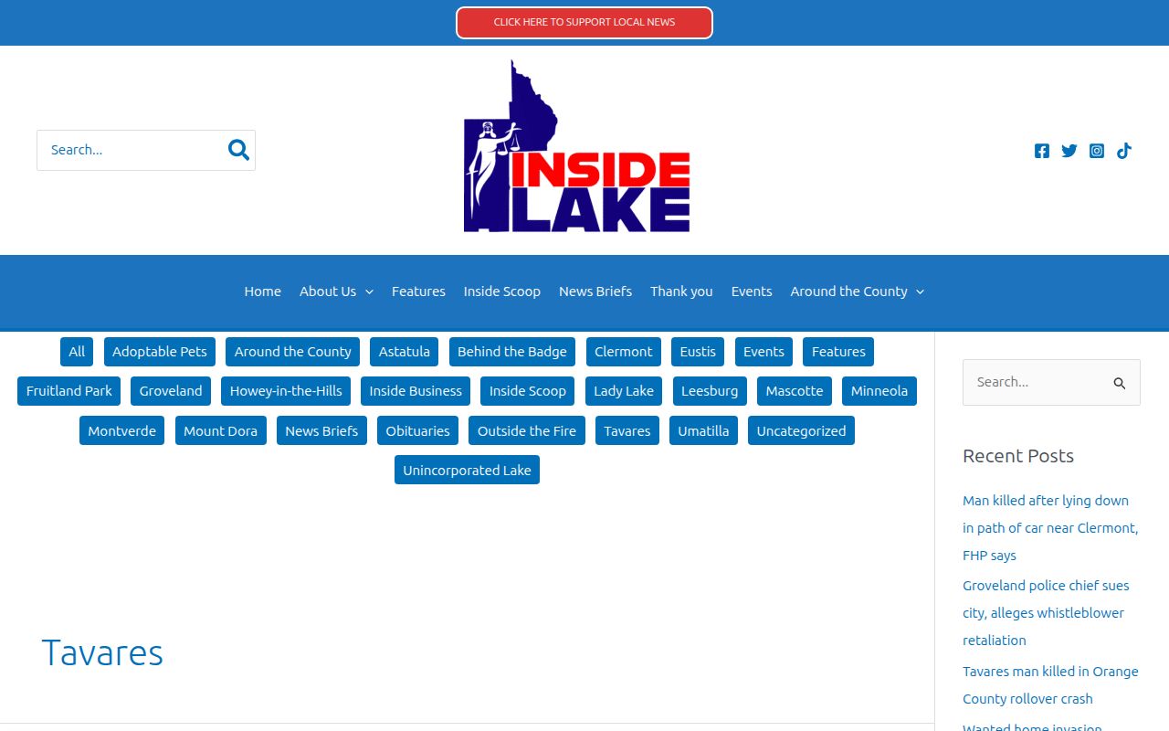 Inside Lake Tavares arrest and crime news coverage